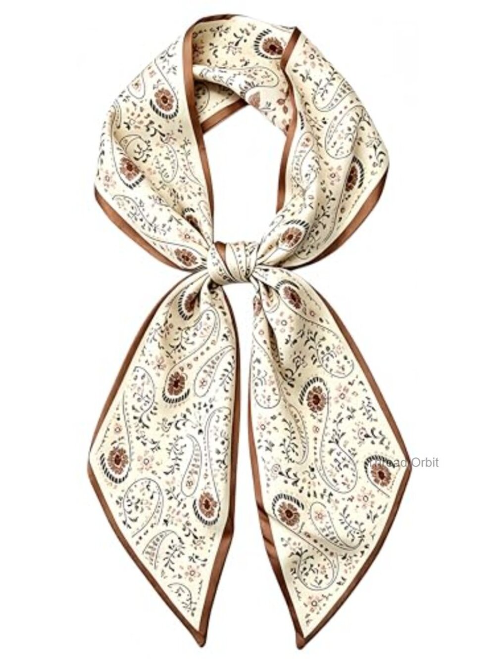 Long Faux Satin Silk Scarf 59x5.9 Narrow Neck Hair Purse Tie